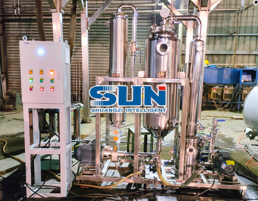 Piccoli batch di produzione e operazioni di laboratorio Evaporatore di circolazione forzata